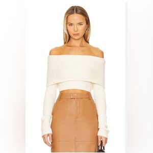 Ivory Elan Off Shoulder Top - Camila Coelho